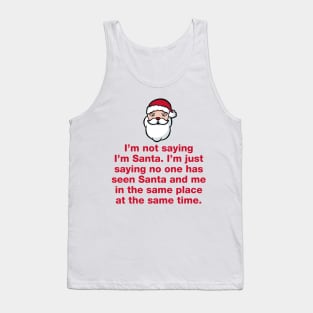 Not Not Santa Tank Top